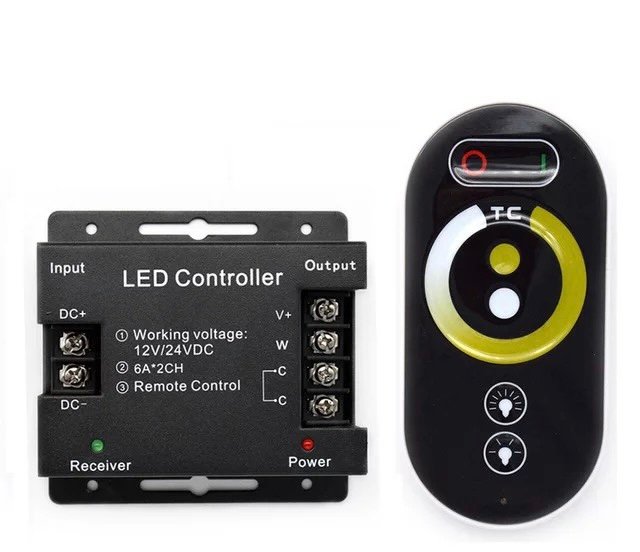 Dual colour RF touch remote control controller — Led addressable lights & controllers in Islamabad | Voltedge Lighting