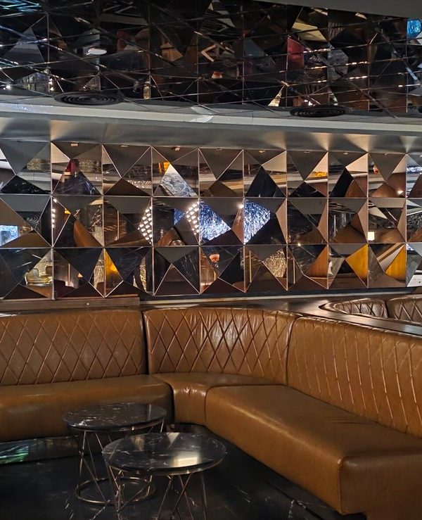 3d glass wall mirror diamond