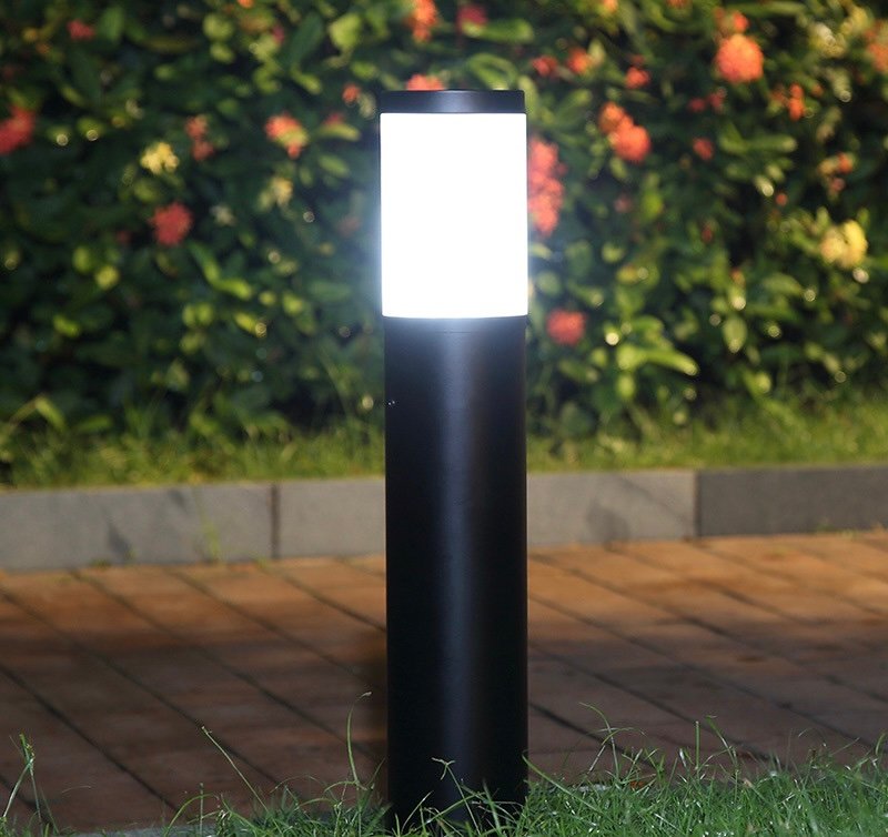 Solar round led bollard light — Bollard and path lights in Islamabad | Voltedge Lighting