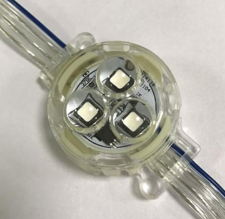 Led rgb addressable pixel light