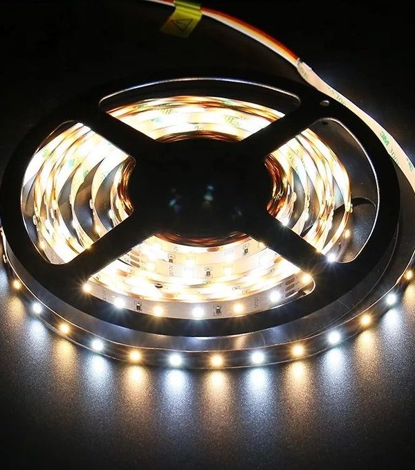 Double CCT 2in1 warm white + cool white led strip light