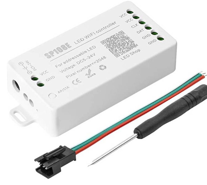 SP108e LED Wifi Magic Controller — Led addressable lights & controllers in Islamabad | Voltedge Lighting