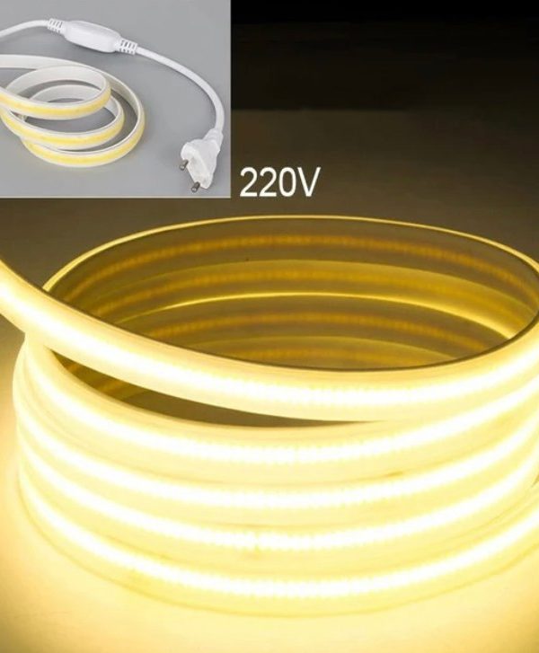 AC220V Waterproof cob led strip light
