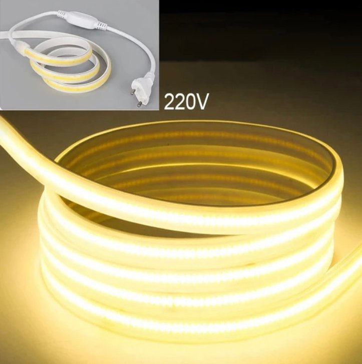 AC220V Waterproof cob led strip light — LED facade lighting in Islamabad | Voltedge Lighting