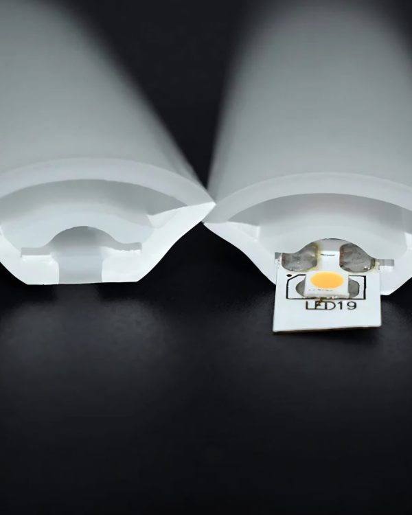 Led corner silicon profile light