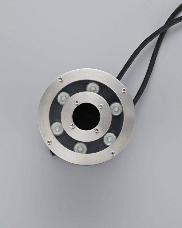 Led ring underwater fountain light warm white