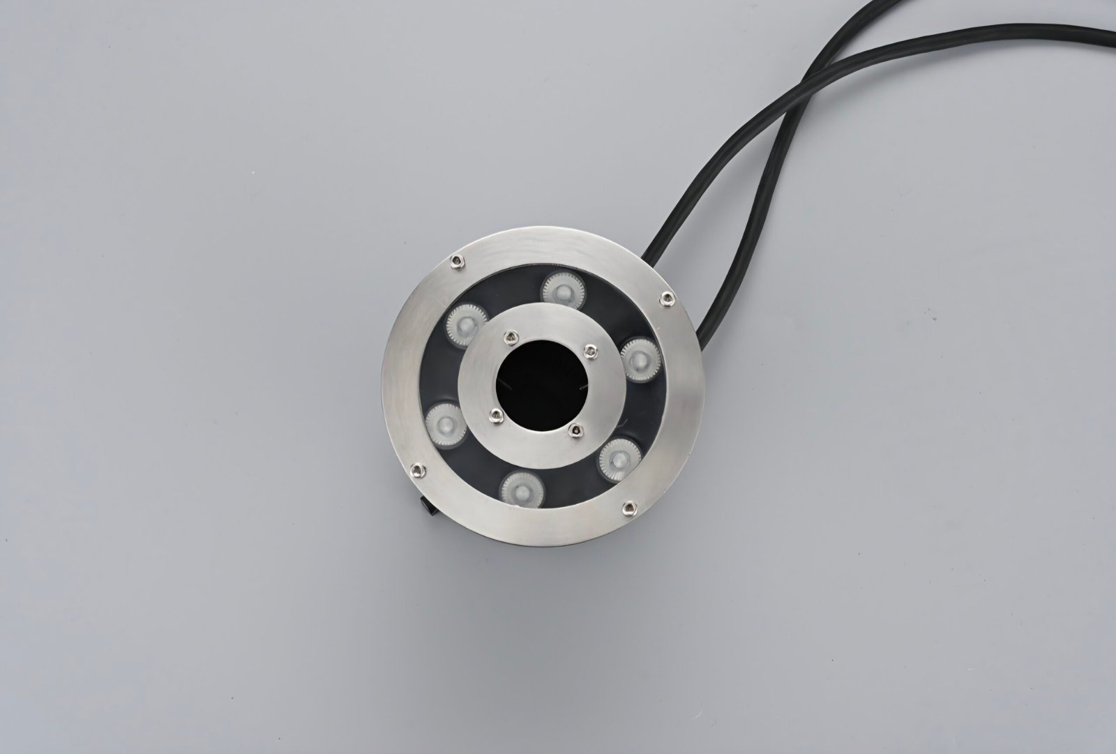 Led ring underwater fountain light warm white — Swimming pool and fountain lights in Islamabad | Voltedge Lighting