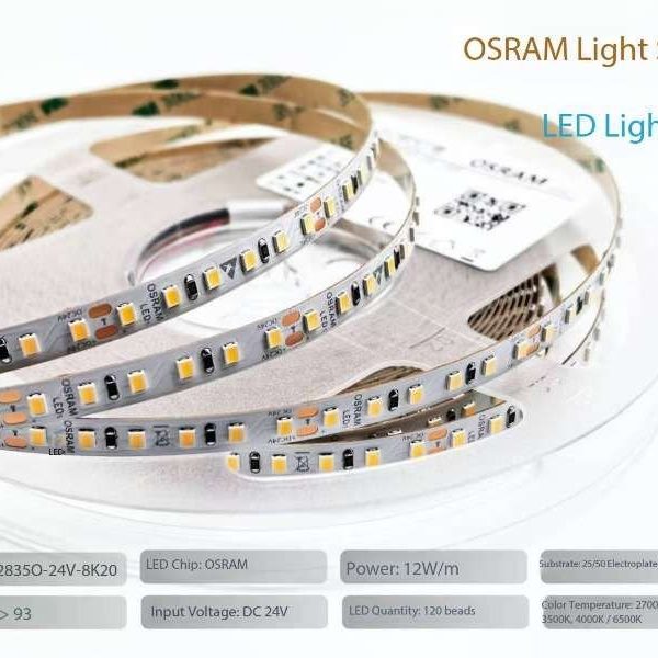 Osram light source Smd Led strip light 2835-120D 24V