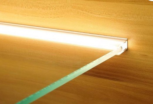Aluminium profile light for glass illumination — LED aluminium profile lights in Islamabad | Voltedge Lighting
