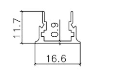 Aluminium profile light for glass illumination — LED aluminium profile lights in Islamabad | Voltedge Lighting