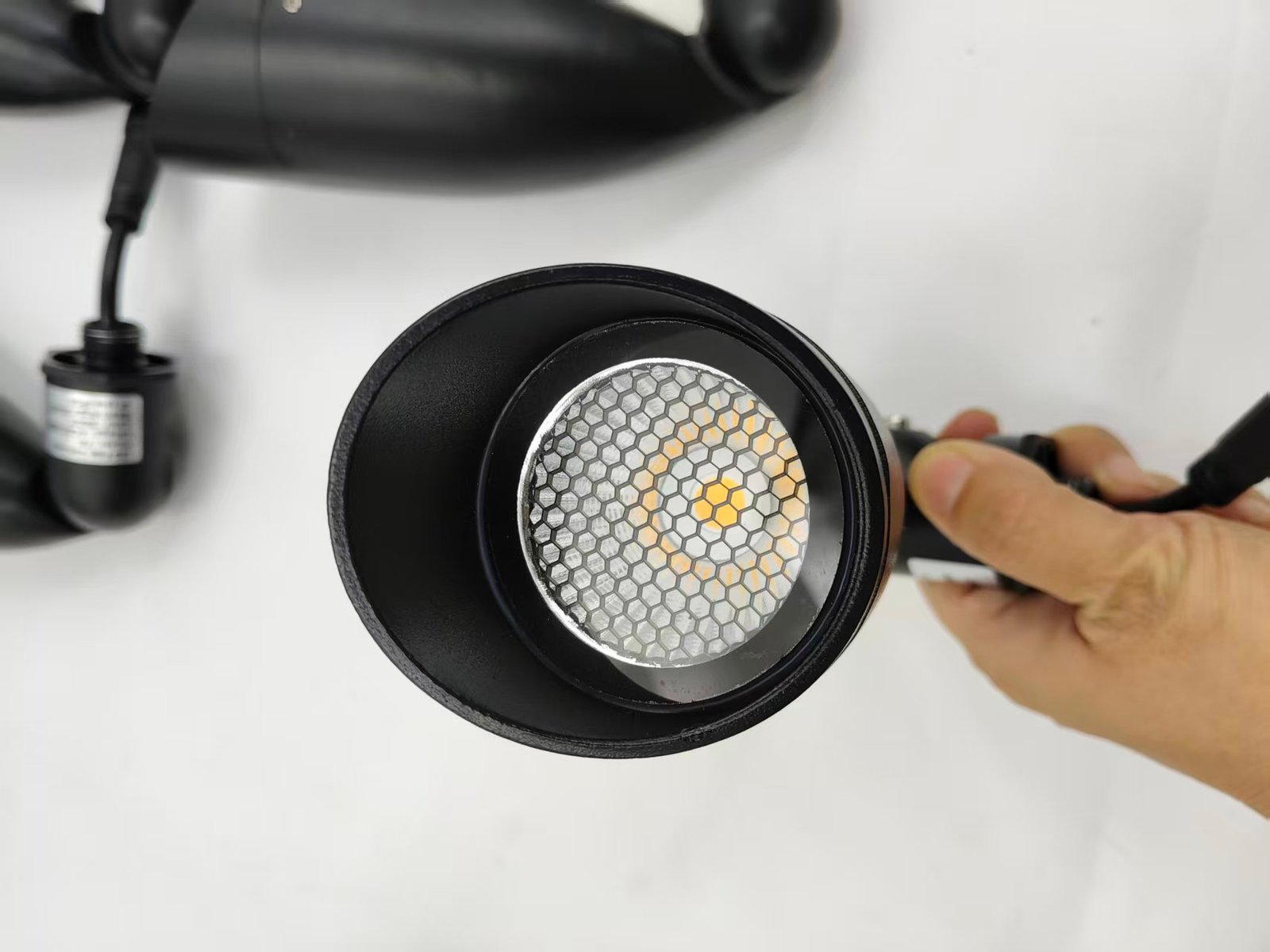 Palm tree led ring light with 4 spot lights — Spot & flood lights in Islamabad | Voltedge Lighting